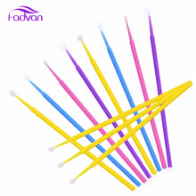 Carregar imagem no visualizador da galeria, Fadvan 100 Pieces/Lot Disposable Makeup Brushes Individual Lash Micro Brush
